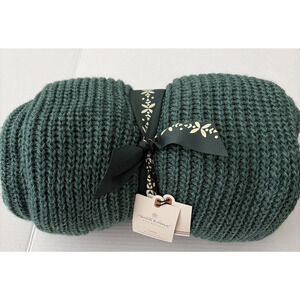 Hearth & Hand Magnolia Green Throw 50"× 60" Machine Washable NEW